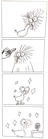 Toko（6歳）『ヘアカット』