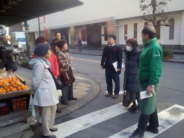 三鷹駅南口周辺の視察